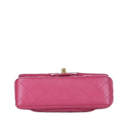 Chanel Mini Rectangular Classic Lambskin Single Flap (SHG-mr1rzU)