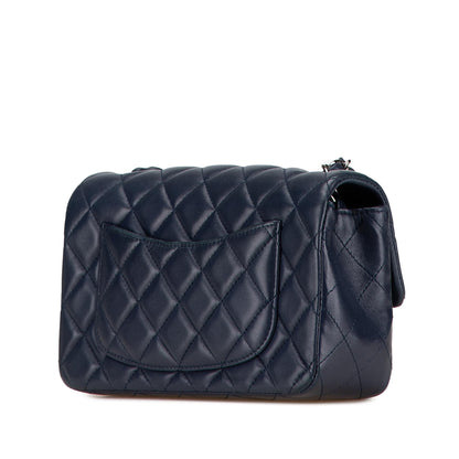 Chanel Mini Rectangular Classic Lambskin Single Flap (SHG-Zxsl77)