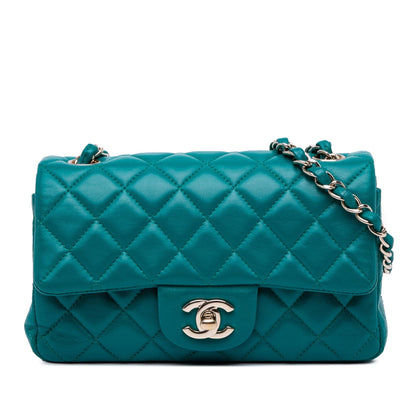 Chanel Mini Rectangular Classic Lambskin Single Flap
