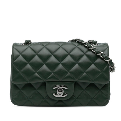 Chanel Mini Rectangular Classic Lambskin Single Flap