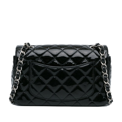 Chanel Mini Rectangular Classic Patent Single Flap (SHG-H2RONy)