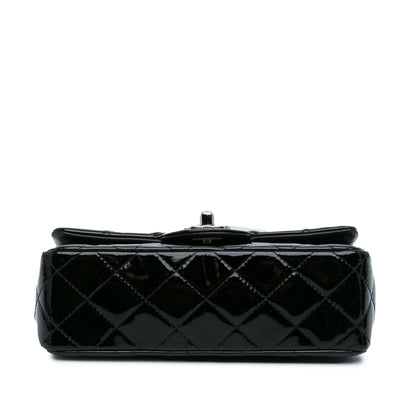 Chanel Mini Rectangular Classic Patent Single Flap (SHG-0ku6lp)