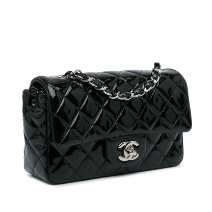 Chanel Mini Rectangular Classic Patent Single Flap (SHG-0ku6lp)