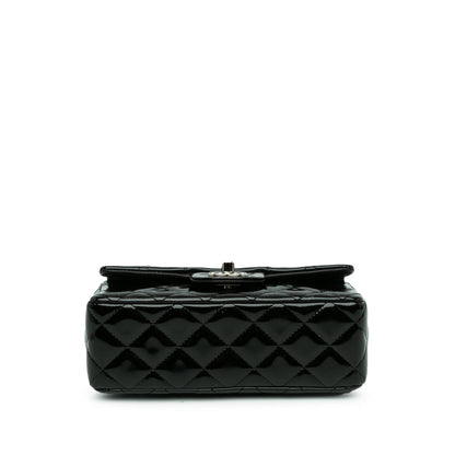 Chanel Mini Rectangular Classic Patent Single Flap (SHG-FyA2eh)