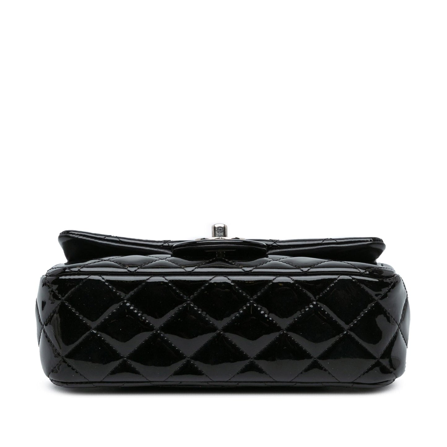 Chanel Mini Rectangular Classic Patent Single Flap (SHG-5JDrQh)