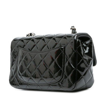 Chanel Mini Rectangular Classic Patent Single Flap (SHG-zYcSdt)