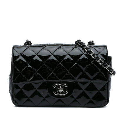 Chanel Mini Rectangular Classic Patent Single Flap