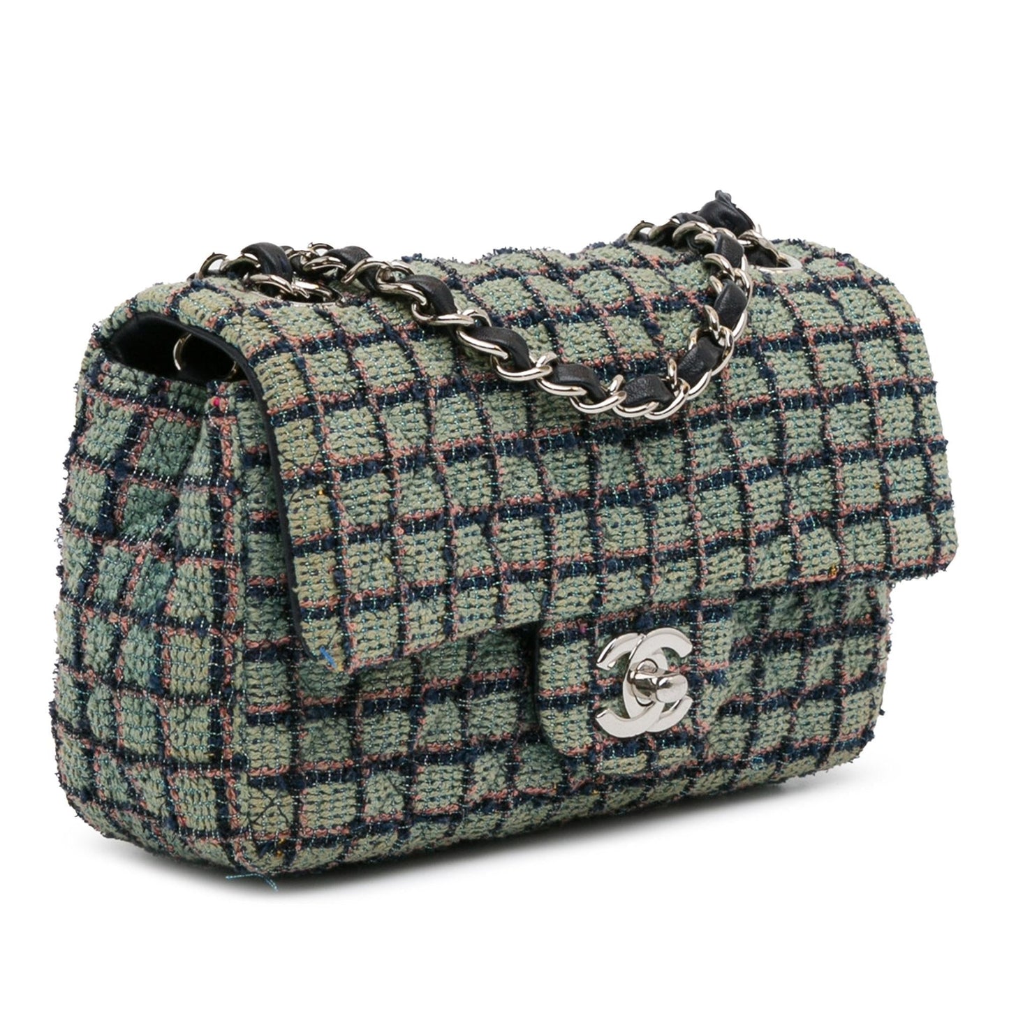 Chanel Mini Rectangular Classic Tweed Flap