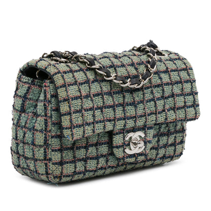 Chanel Mini Rectangular Classic Tweed Flap
