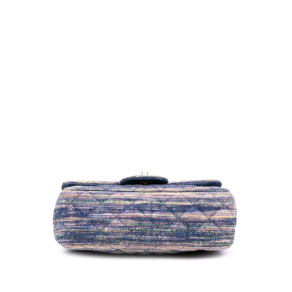 Chanel Mini Rectangular Multicolor Classic Denim Single Flap