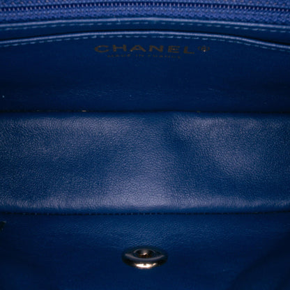 Chanel Mini Rectangular Multicolor Classic Denim Single Flap