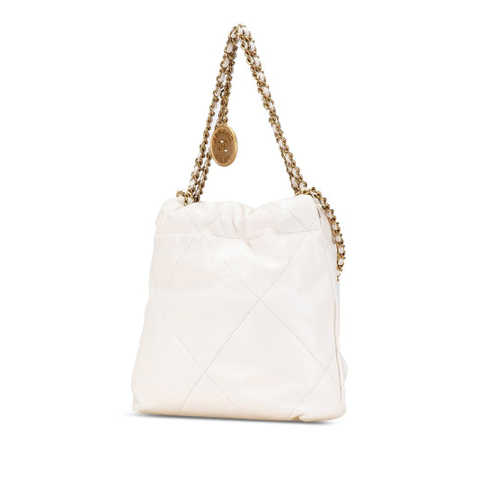 Chanel Mini Shiny Calfskin 22 Hobo (SHG-sj5j49)