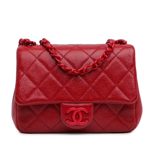 Chanel Mini Square Caviar Incognito Flap (SHG-FUMUNQ)