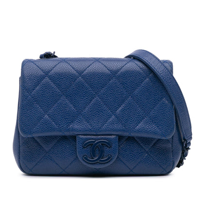 Chanel Mini Square Caviar Incognito Flap