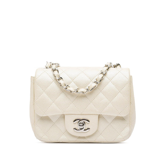 Chanel Mini Square Classic Caviar Single Flap