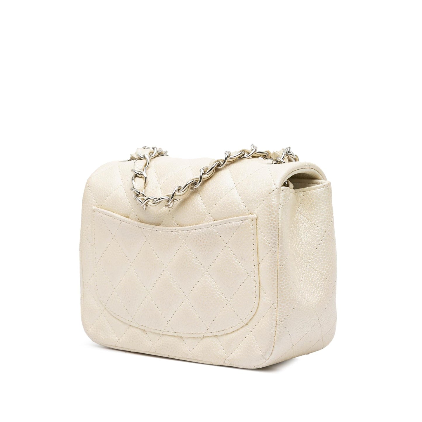 Chanel Mini Square Classic Caviar Single Flap