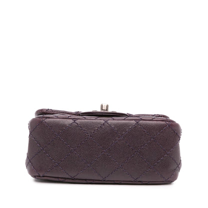 Chanel Mini Square Classic Caviar Single Flap