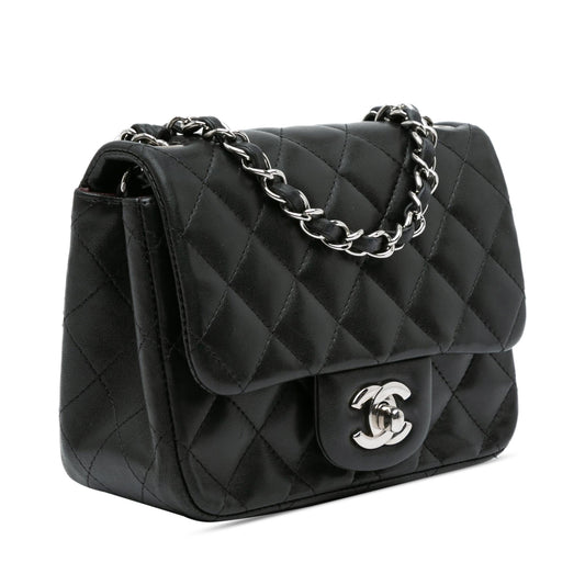 Chanel Mini Square Classic Lambskin Single Flap (SHG-dYzu0j)