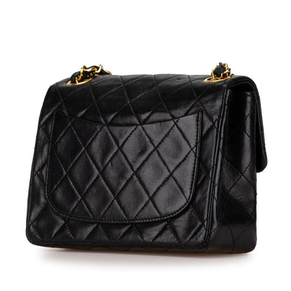 Chanel Mini Square Classic Lambskin Single Flap (SHG-uffUKC)