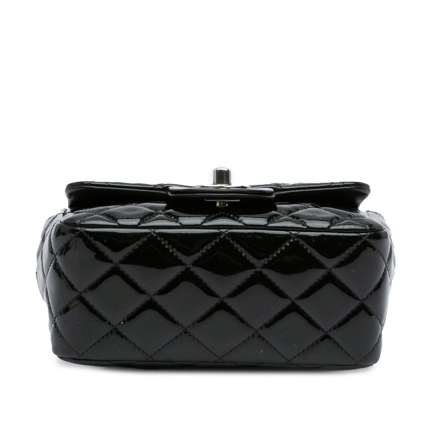 Chanel Mini Square Classic Patent Single Flap (SHG-vfasYd)
