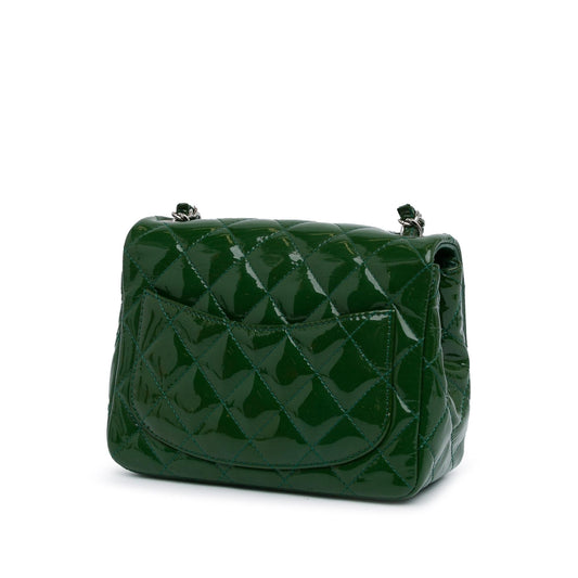 Chanel Mini Square Classic Patent Single Flap (SHG-kyvpJB)