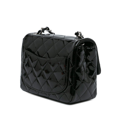 Chanel Mini Square Classic Patent Single Flap