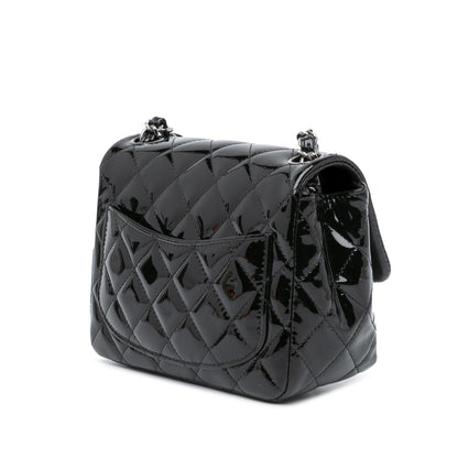Chanel Mini Square Classic Patent Single Flap