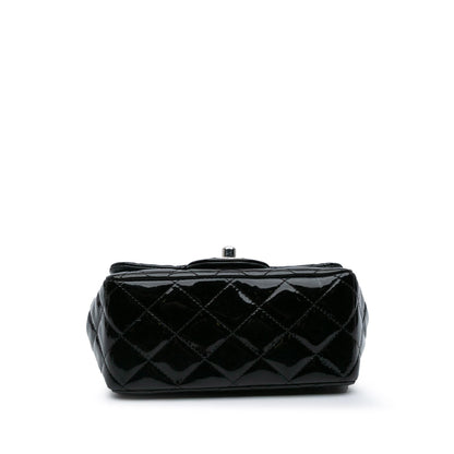 Chanel Mini Square Classic Patent Single Flap