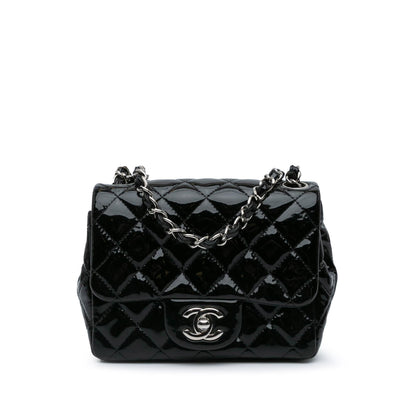 Chanel Mini Square Classic Patent Single Flap