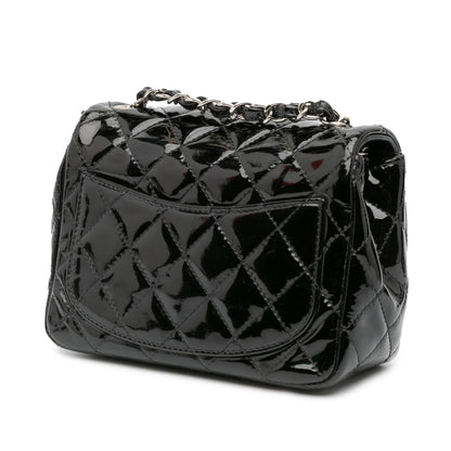 Chanel Mini Square Classic Patent Single Flap