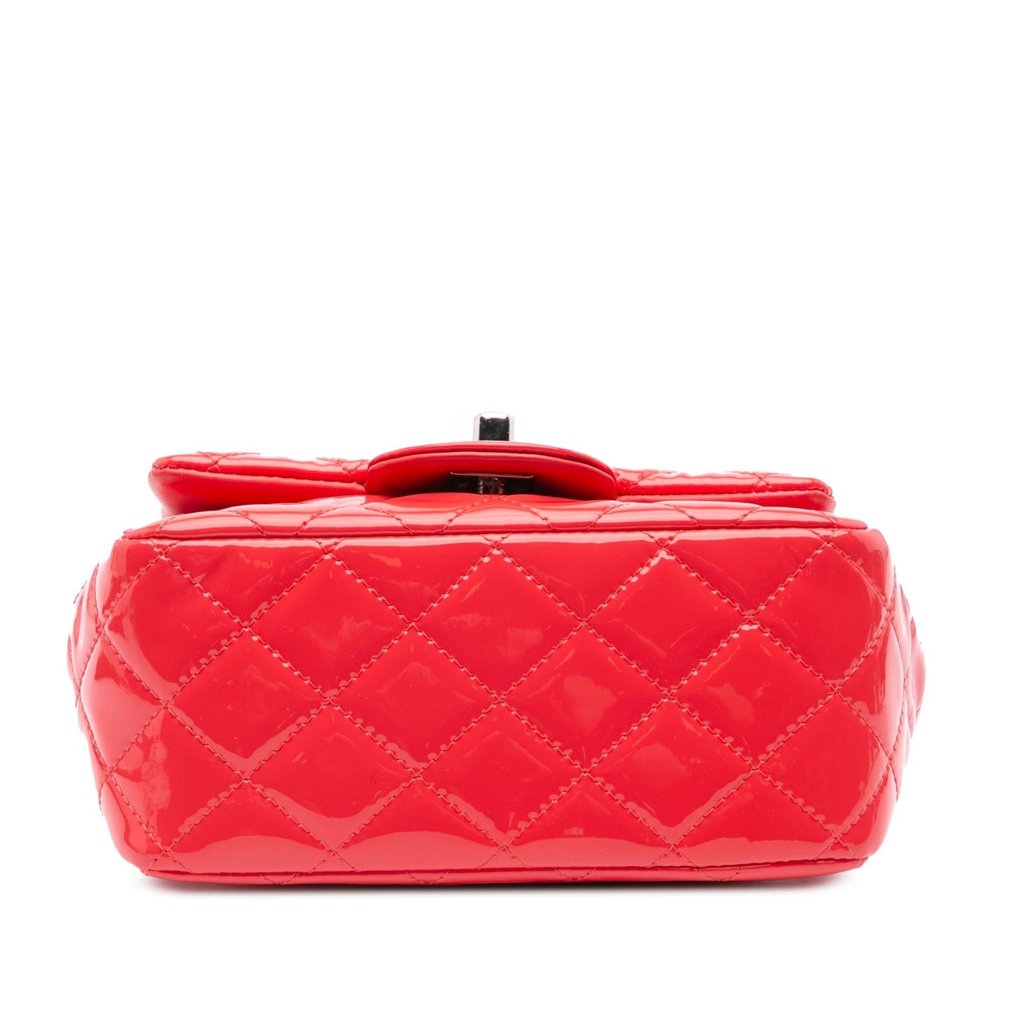 Chanel Mini Square Classic Patent Single Flap