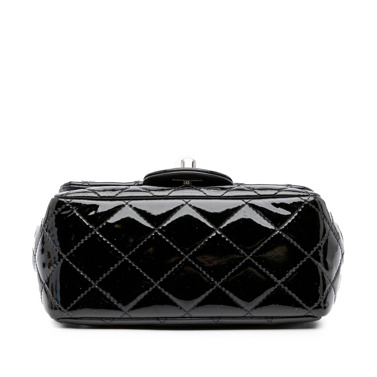 Chanel Mini Square Classic Patent Single Flap