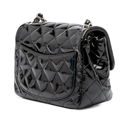 Chanel Mini Square Classic Patent Single Flap