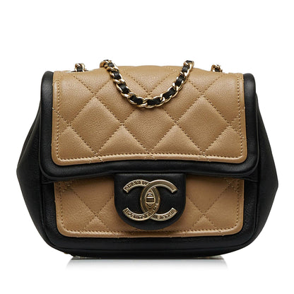 Chanel Mini Square Graphic Flap Crossbody Bag