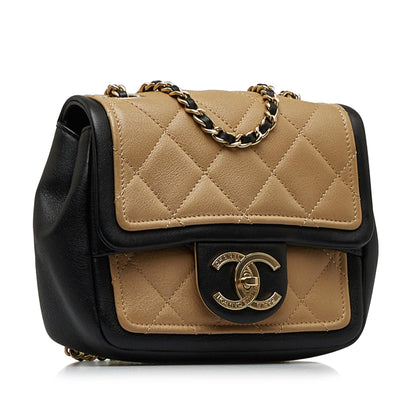Chanel Mini Square Graphic Flap Crossbody Bag