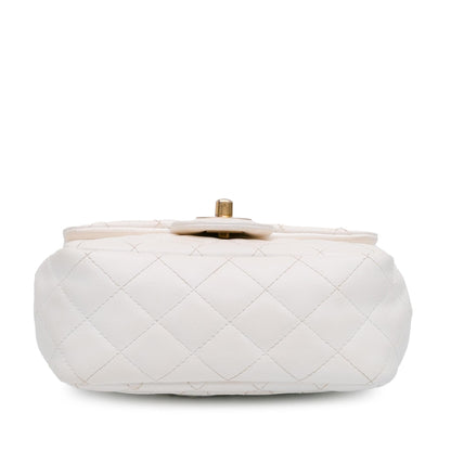 Chanel Mini Square Lambskin Romance Single Flap (SHG-JBHfCM)