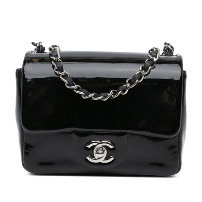 Chanel Mini Square Patent Single Flap