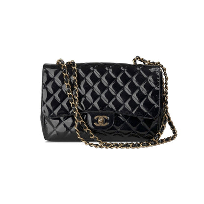 Chanel Mobile Art Jumbo Patent Leather Single Flap Bag