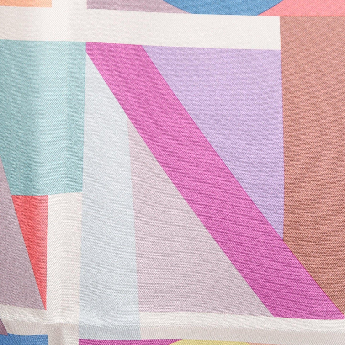 Chanel Multicolor Logo Print Silk Square Scarf