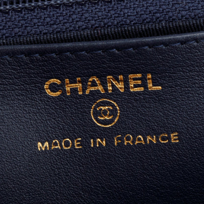 Chanel Multicolor Tweed Charms Wallet On Chain