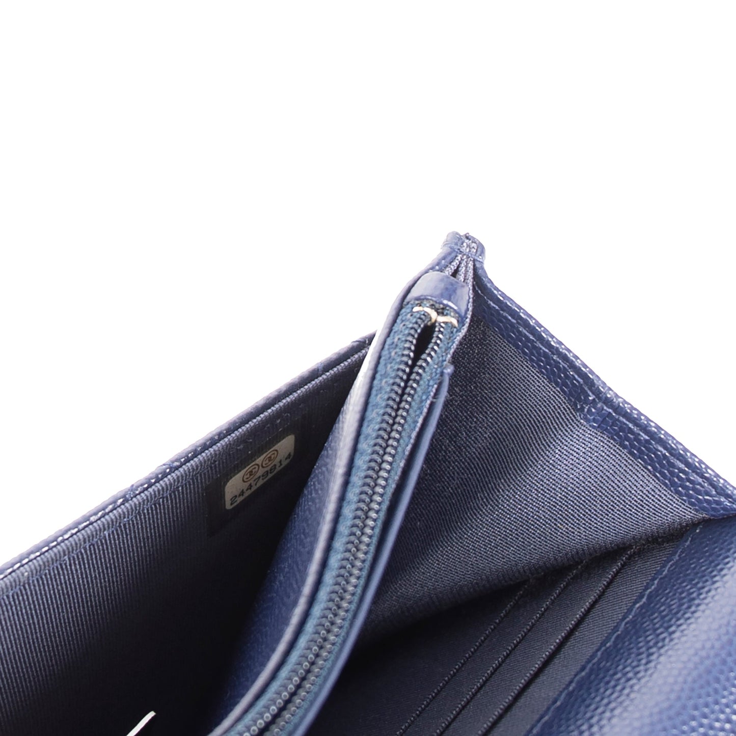 Chanel Navy Caviar Classic Wallet on Chain