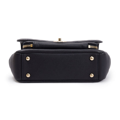Chanel Navy Caviar Leather Medium Business Affinity Flap Bag