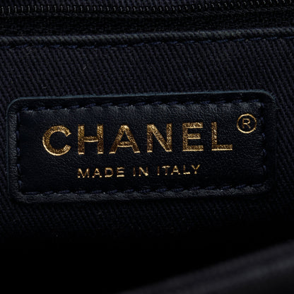 Chanel Navy Caviar Leather Medium Business Affinity Flap Bag