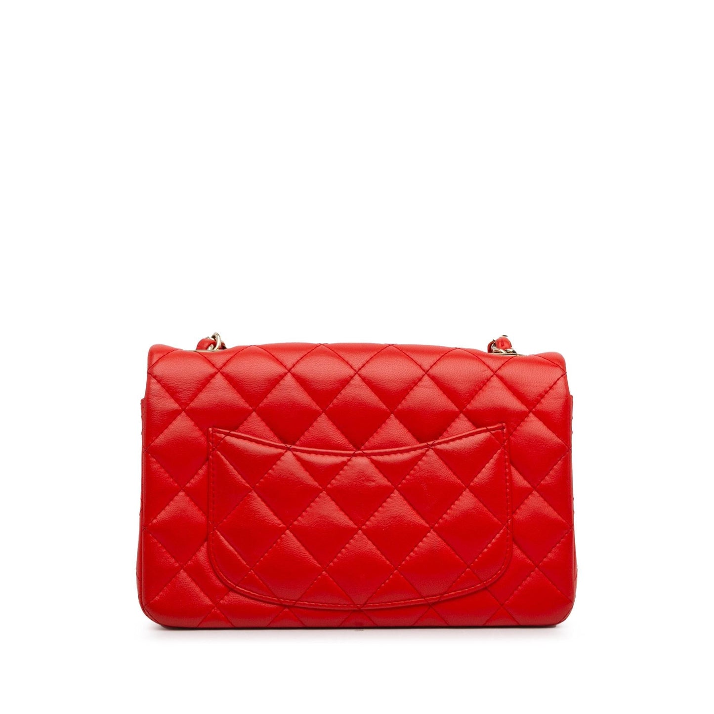 Chanel New Mini Classic Lambskin Single Flap (SHG-GUsaZG)