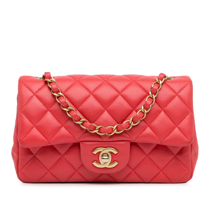 Chanel New Mini Classic Lambskin Single Flap