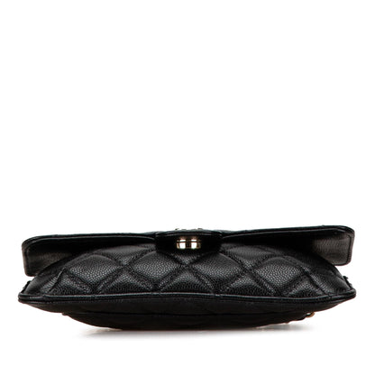 Chanel Nylon Graffiti Foldable Shopping Tote in Caviar Flap (SHG-HcnFTW)