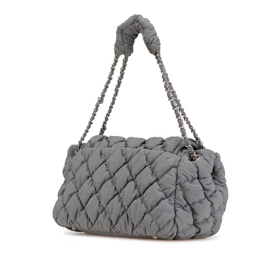Chanel Nylon Quilted Bubble Accordion Chain Flap (SHG-cwY1i5)