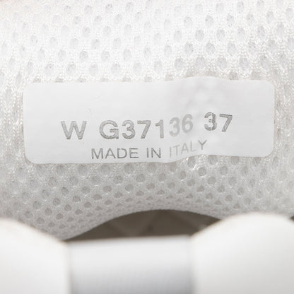 Chanel Nylon Suede CC Sneakers - Size 7 / 37