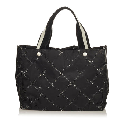 Chanel Old Travel Line Nylon Tote Bag (SHG-25580)