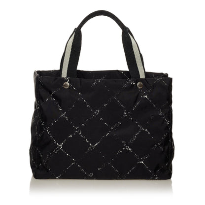 Chanel Old Travel Line Nylon Tote Bag (SHG-28505)
